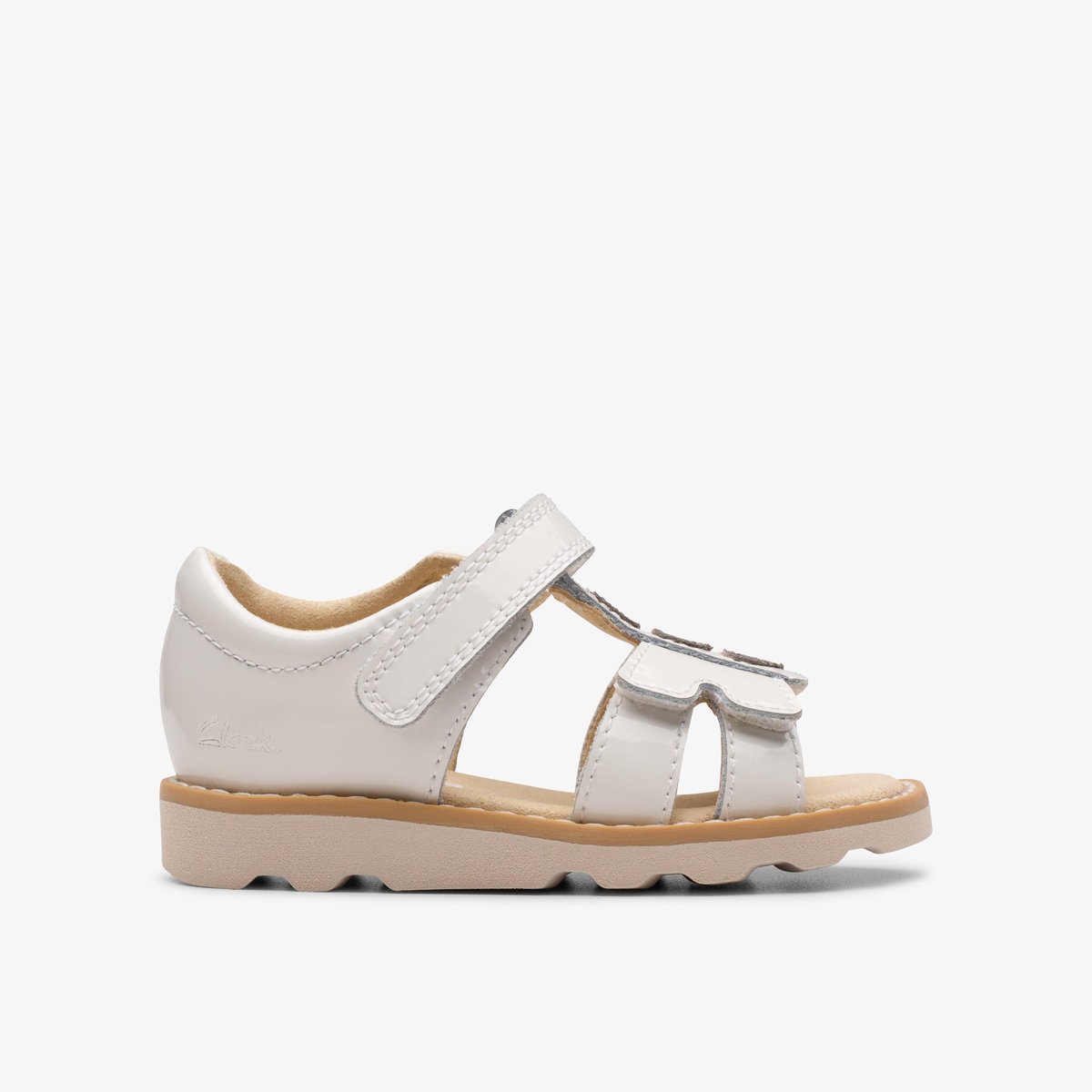Sandales Brevet CROWN SKIP T blanc, CLARKS