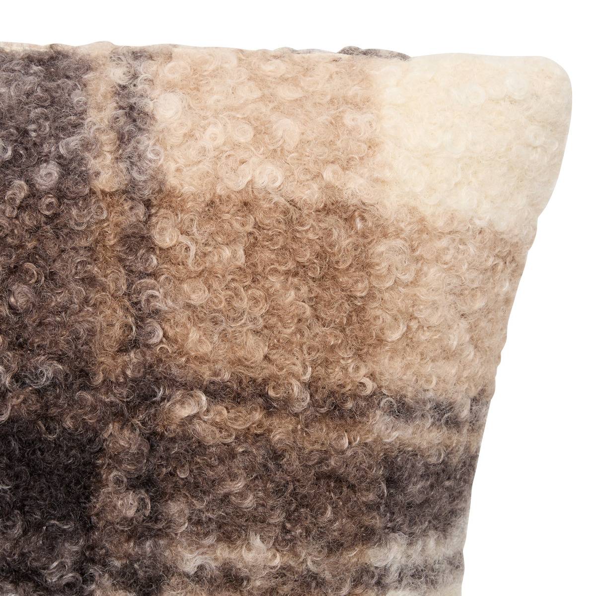 Coussin carré AUTOMNE beige lin, ATMOSPHERA