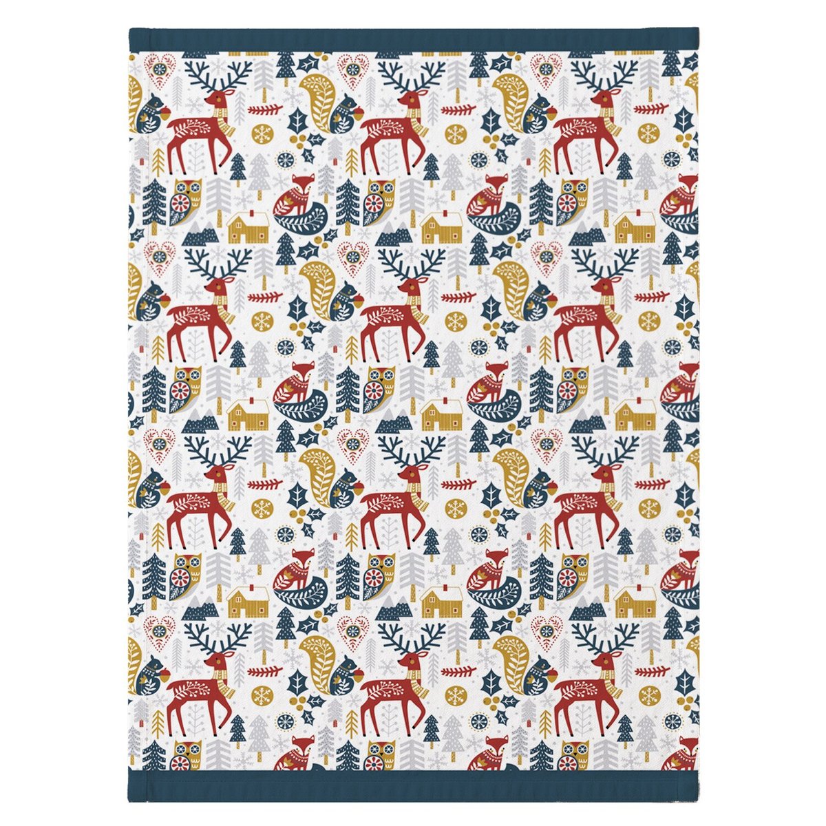 Torchons 100% coton bleu, C DESIGN HOME TEXTILE
