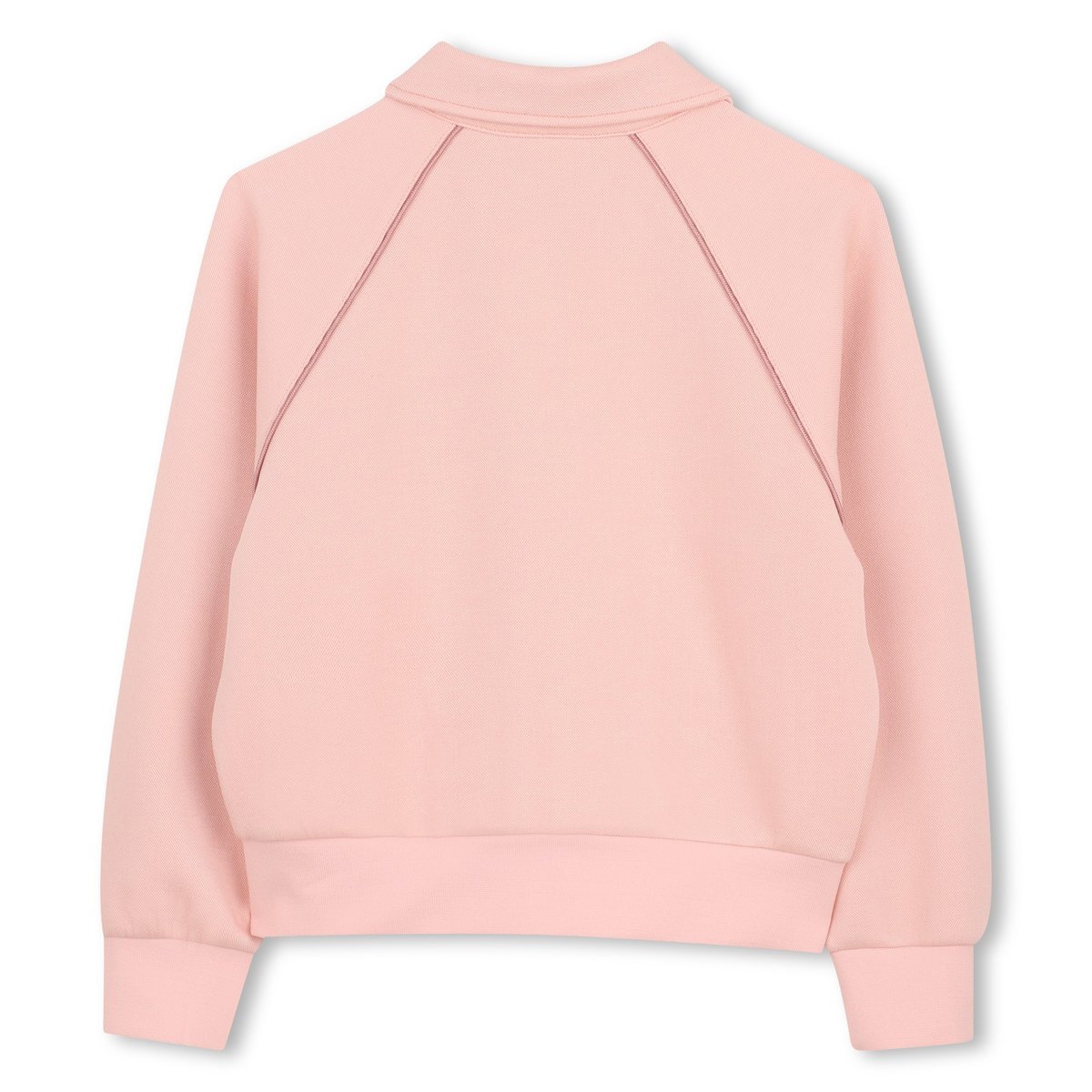 Sweat zippé à capuche rose petale, BOSS KIDSWEAR