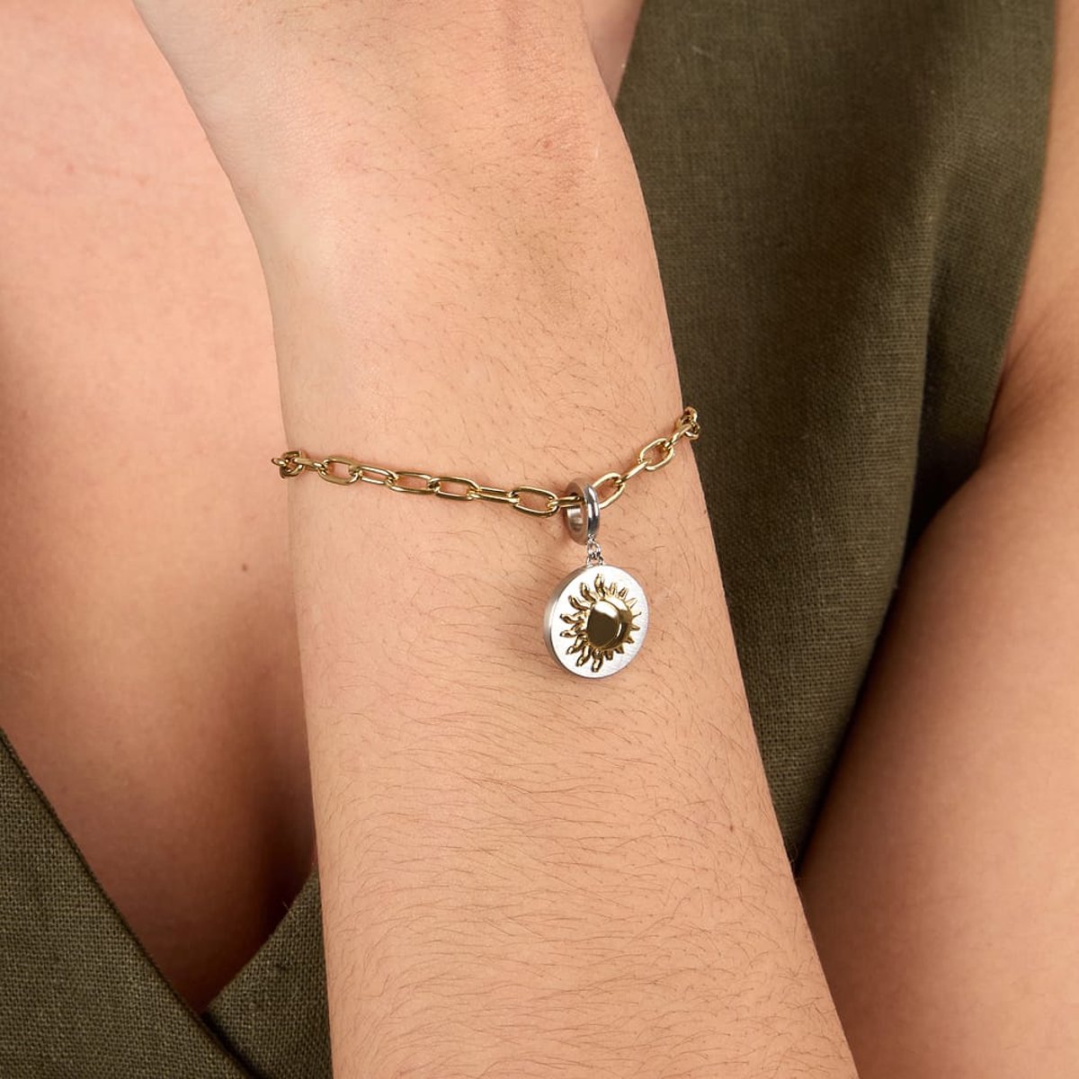 BRACELET MORELLATO DROPS - SCZ1439 stainless steel,yellow gold, MORELLATO
