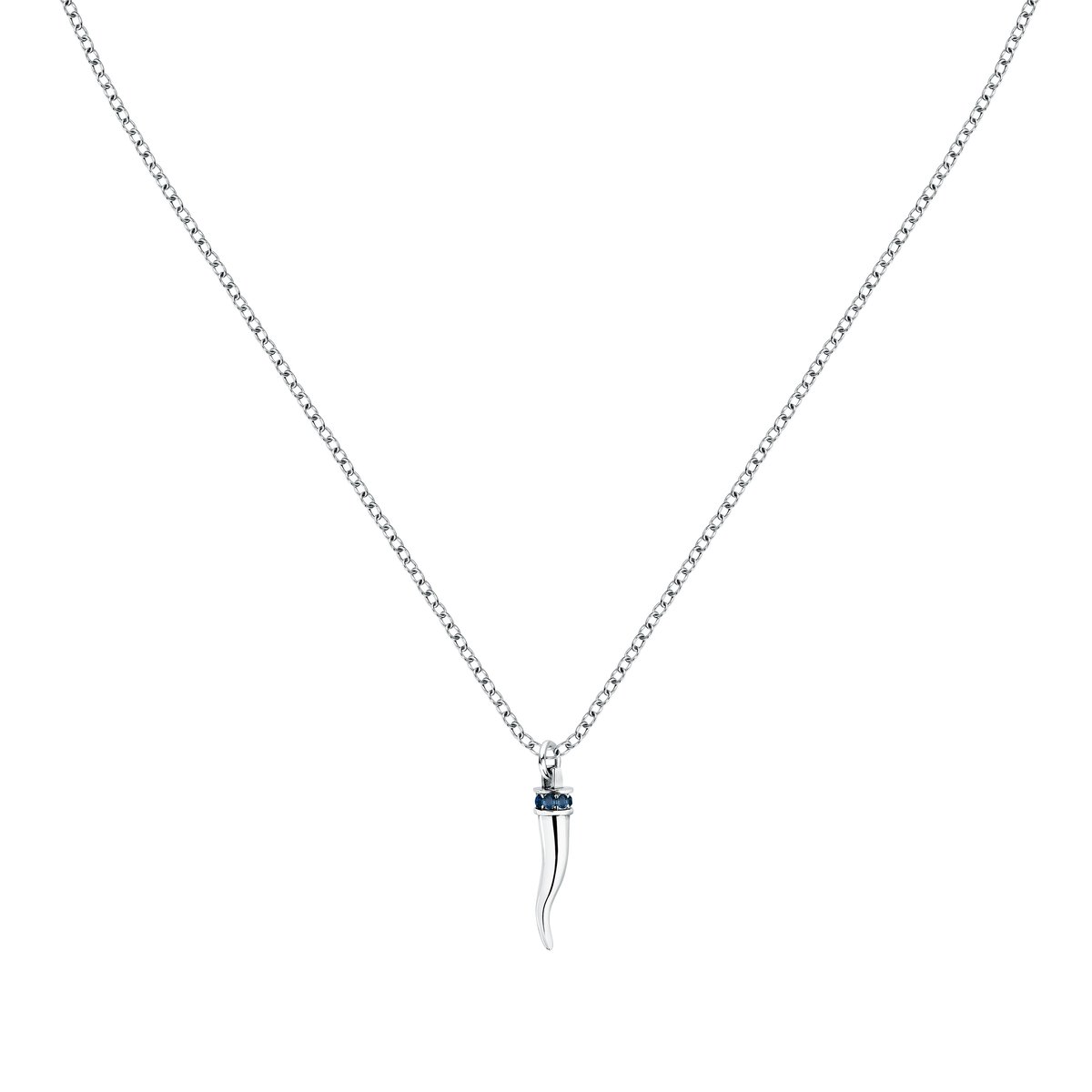 Collier en acier, cristaux MOTOWN bleu, MORELLATO