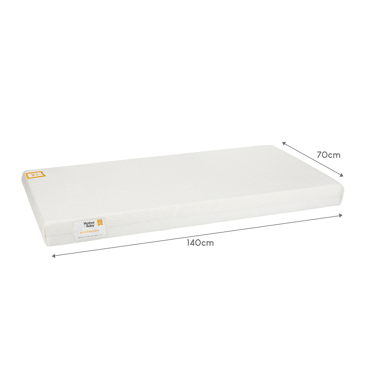 Anti Allergy Foam Baby Mattress white, MOTHER&BABY