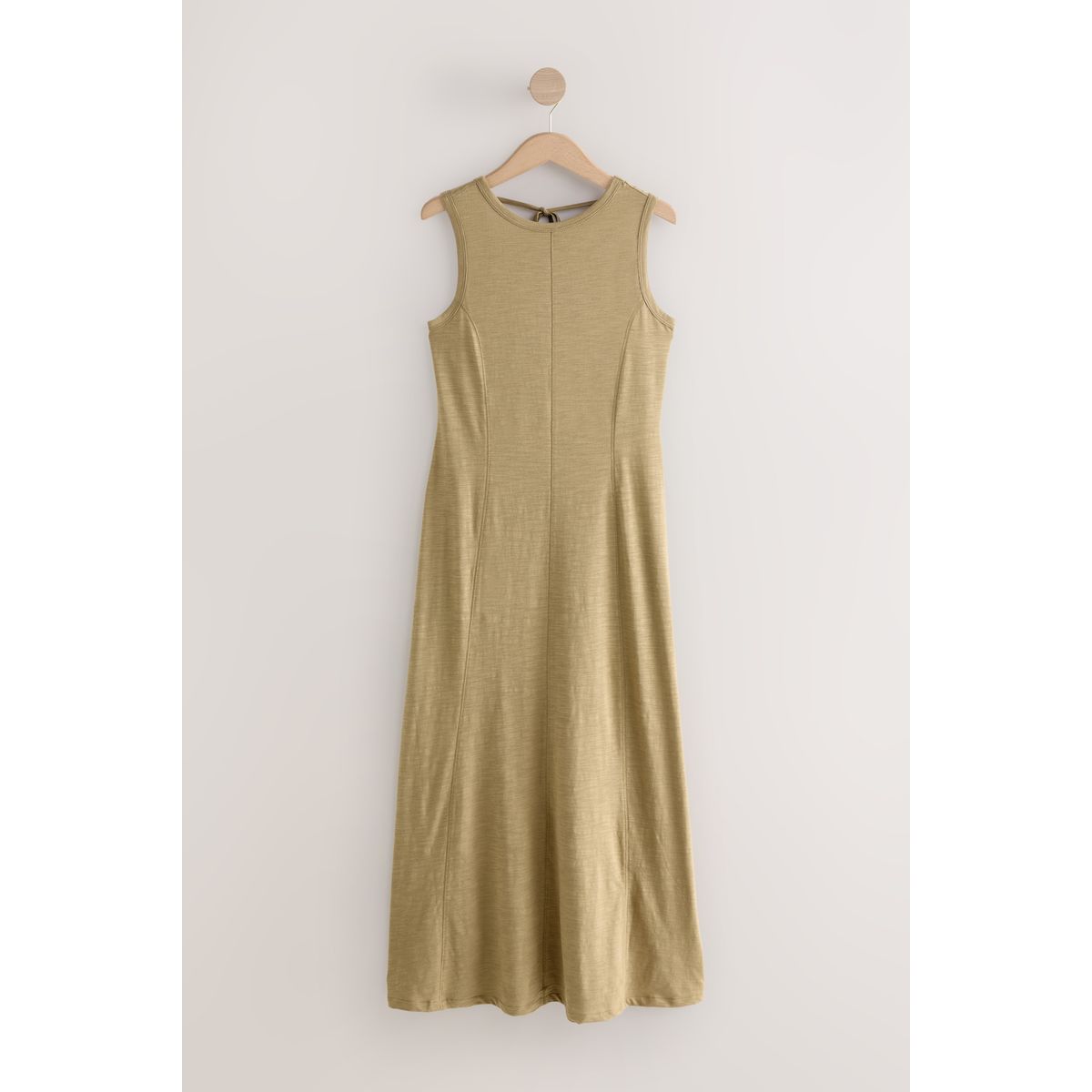 Robe longue en jersey vert kaki, NEXT
