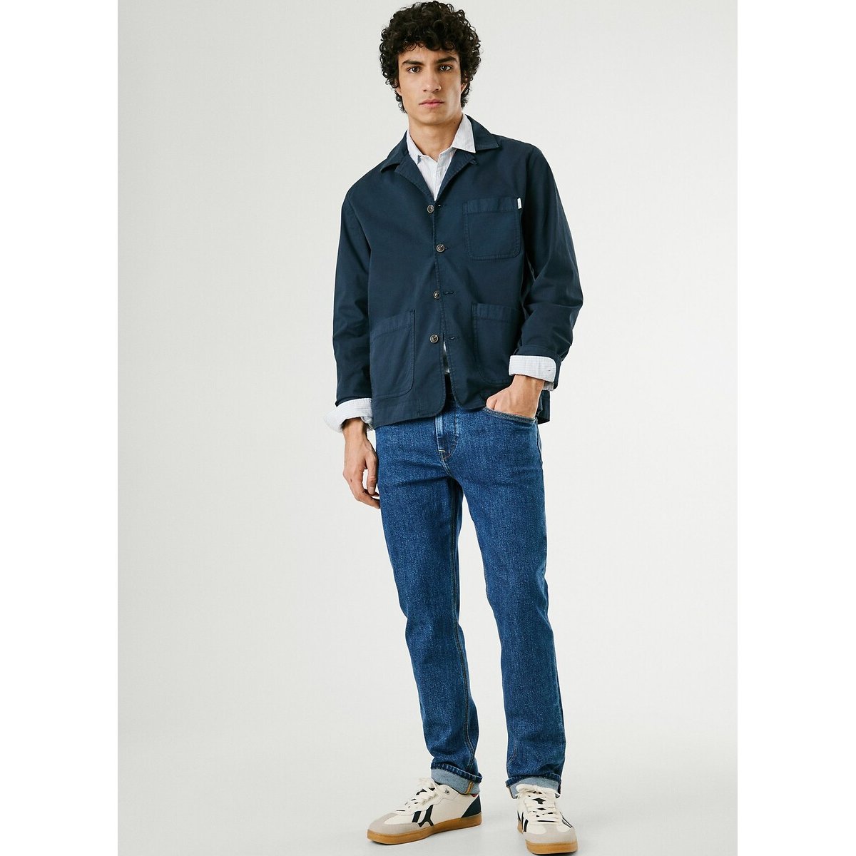 Jean slim Hatch bleu moyen, PEPE JEANS