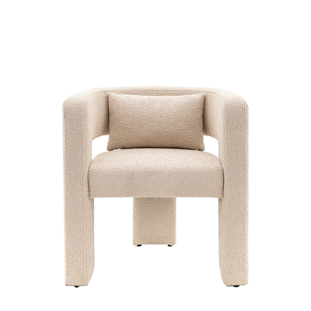 Taylor Curve Boucle Accent Chair brown , SO'HOME