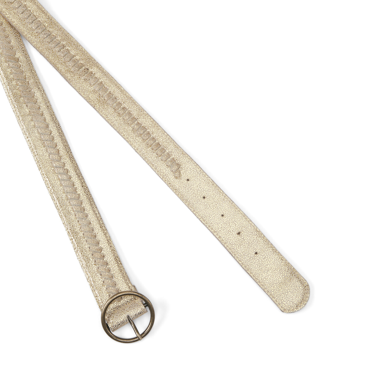 Ceinture en cuir Sybil doré, PIECES