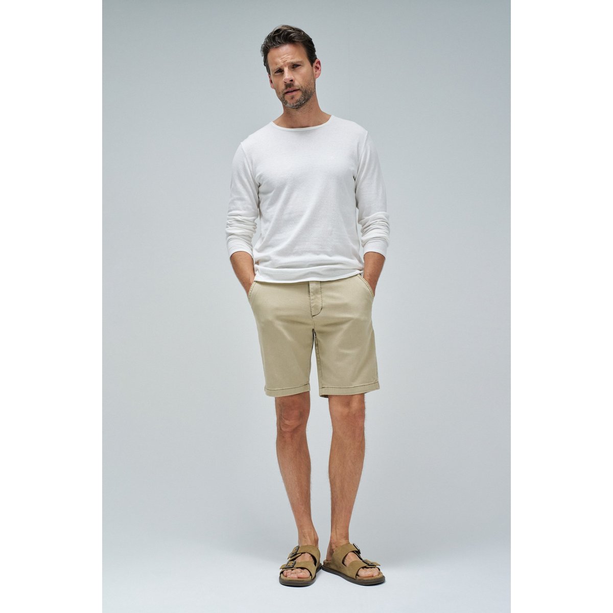 SHORT CHINO S-ACTIV bleu foncé, SALSA JEANS