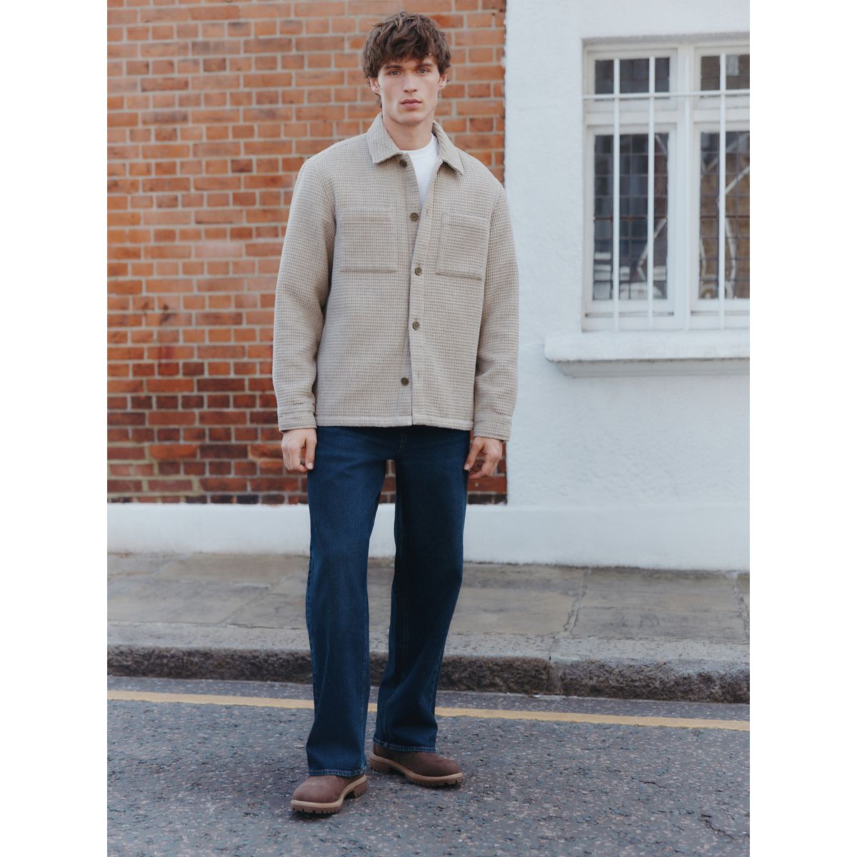 Jean vintage délavé bleu foncé, NEXT
