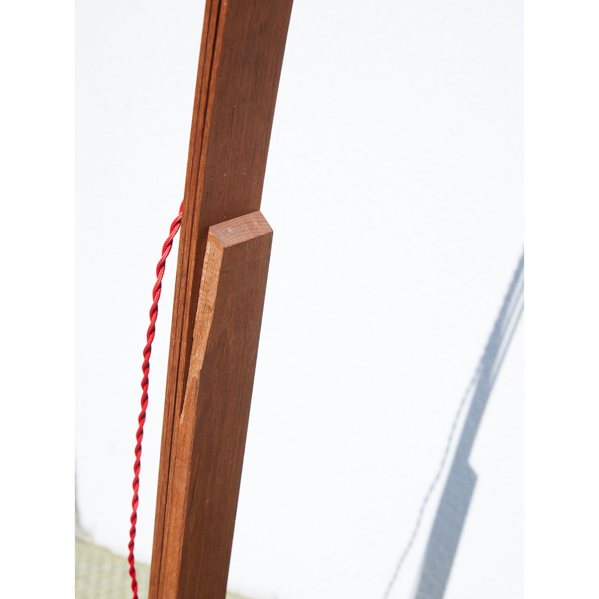 Lampadaire en bois Julien N°395 - Bon état bois foncé, DEBONGOUT