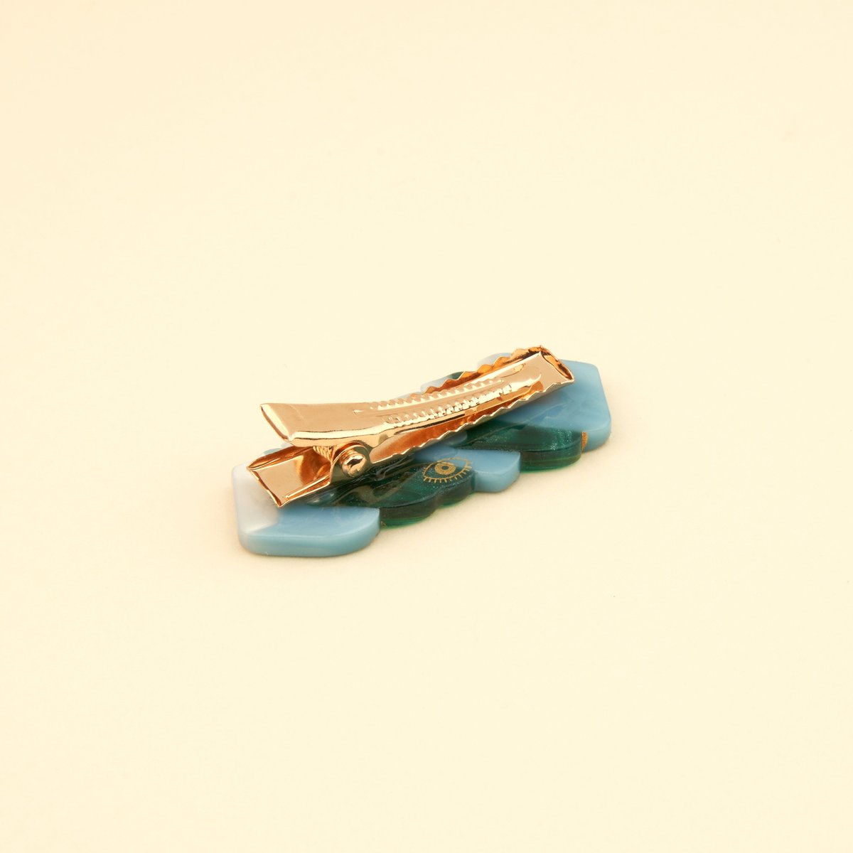 Barrette Livres bleu et blanc, COUCOU SUZETTE