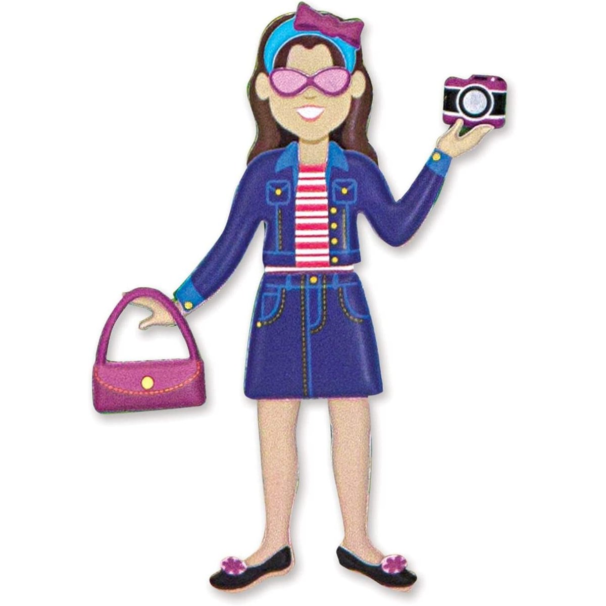 Livret d'autocollants reliefs repositionnables Mode rose, MELISSA & DOUG