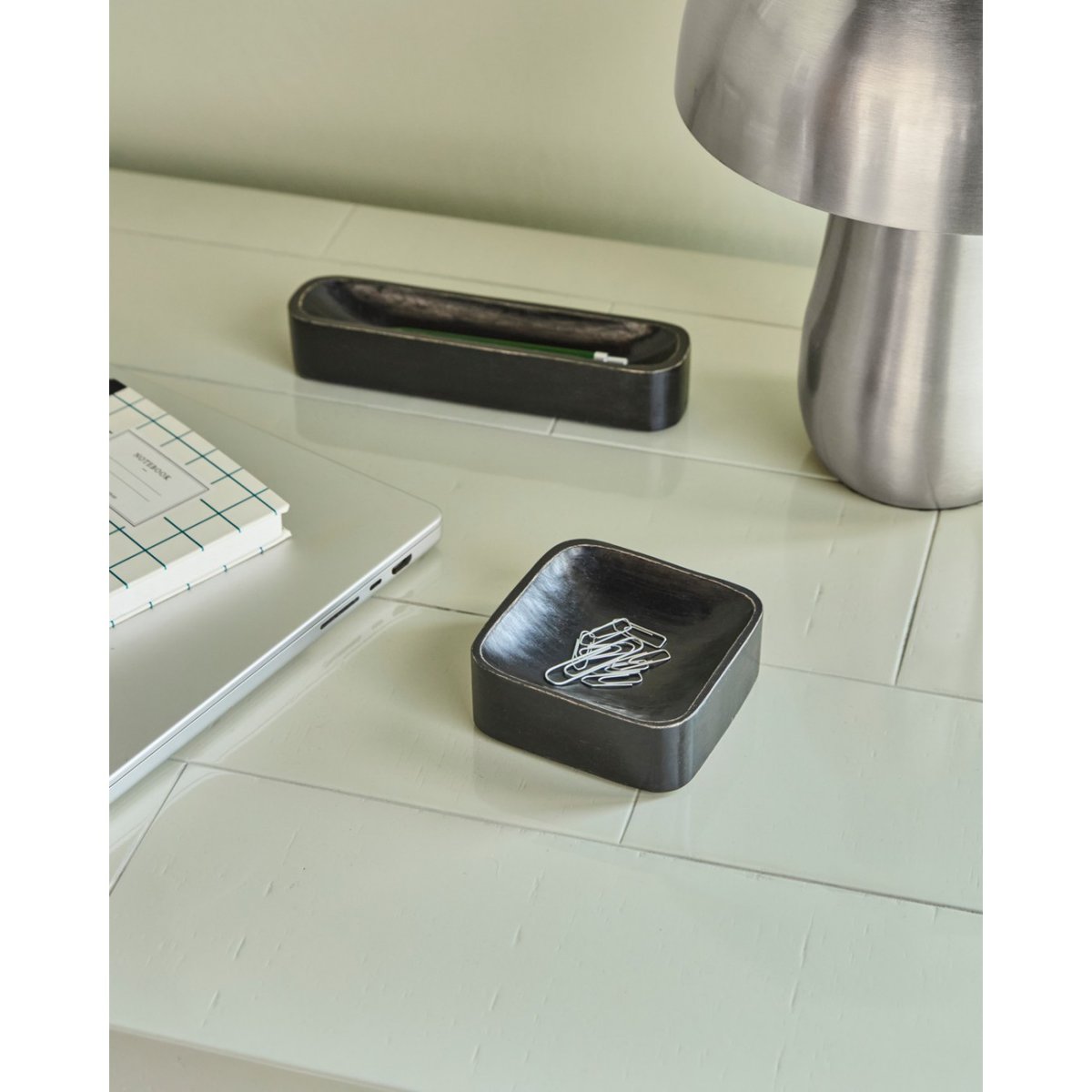 Vide-poche 10 cm Alma noir, HOUSE DOCTOR