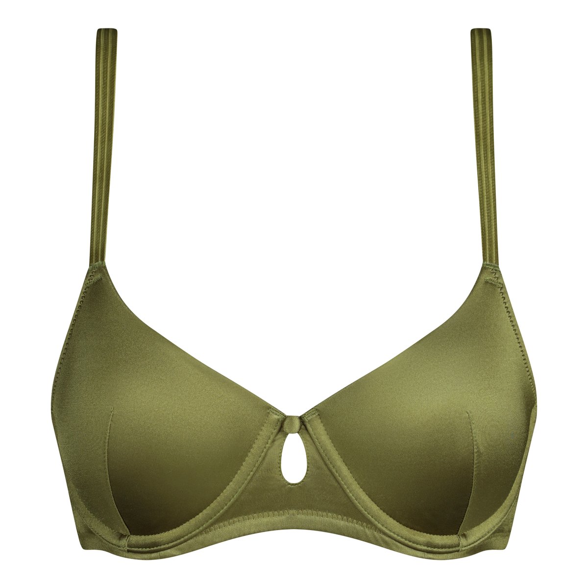Soutien-gorge corbeille paddé avec armatures Silk Radiance kaki, DIM
