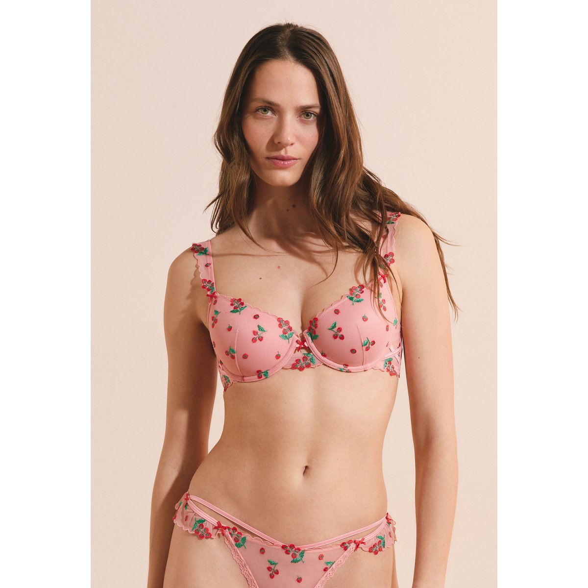 Soutien-gorge N.4 - Le coques fines avec broderie tomates TOMATO LOVE multicolore, ETAM