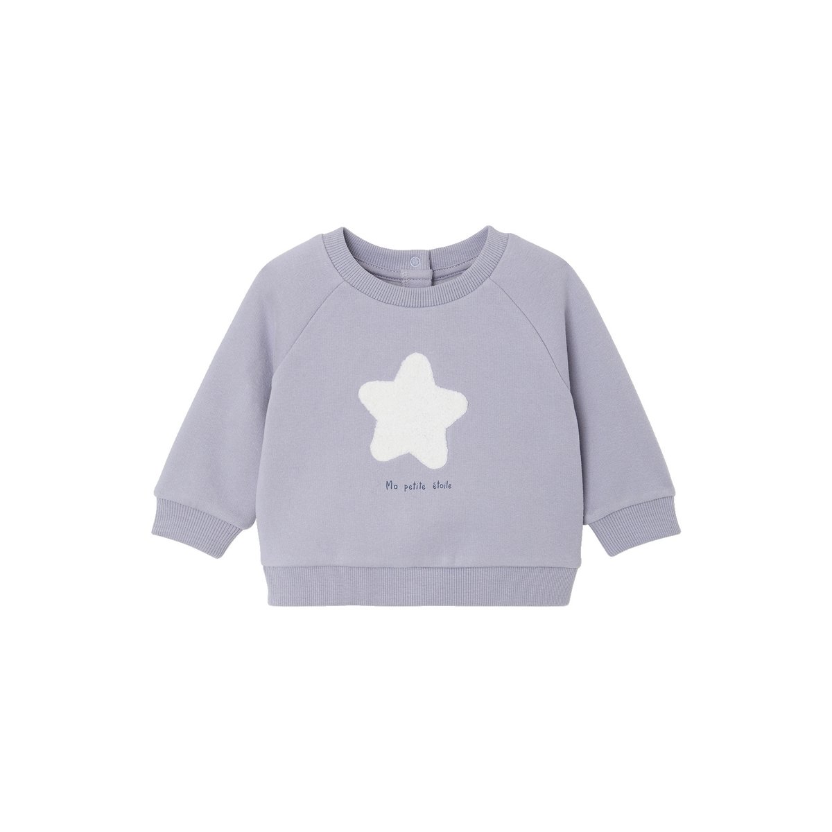 Sweat ouverture dos bleu ciel, VERTBAUDET