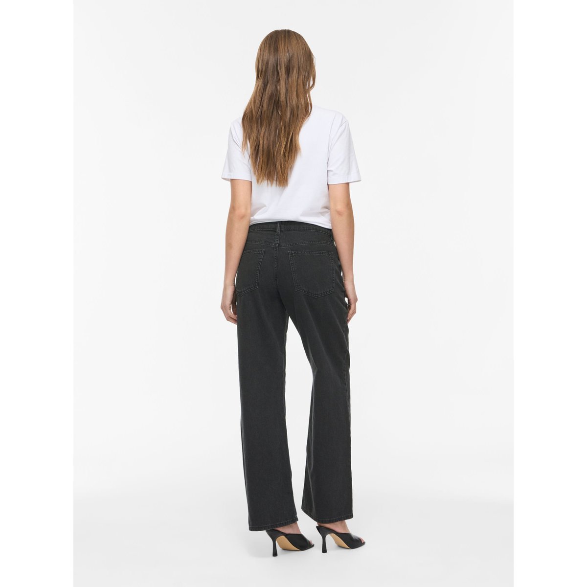 Jean À Coupe Ample noir - black denim1, VILA