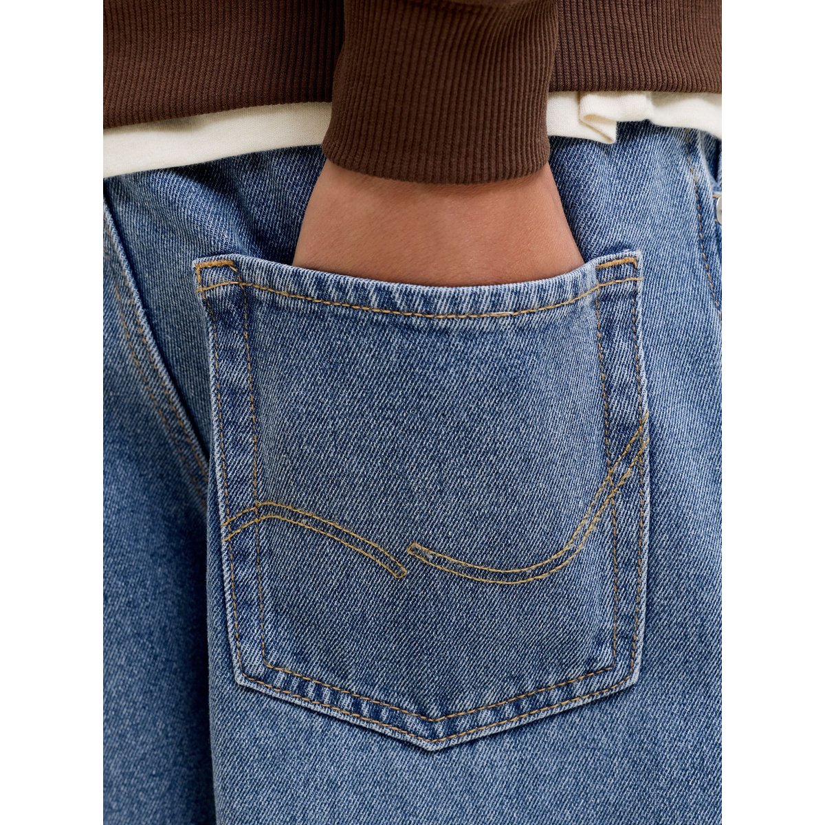 Jean Baggy Fit blue denim, JACK & JONES JUNIOR