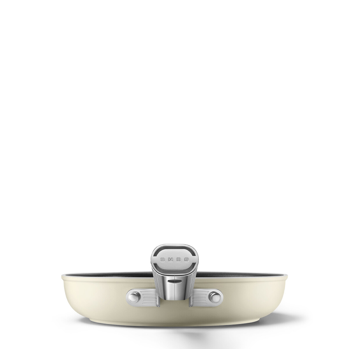 Frigideira antiaderente, 24CM, SMEG creme, SMEG