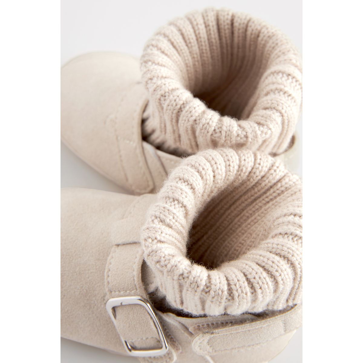 Bottines style sabots bébé coupe classique naturel, NEXT