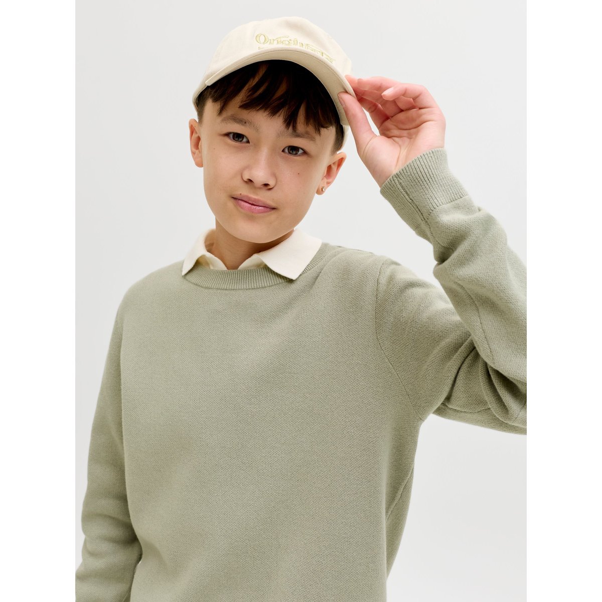 Pull En Maille seagrass, JACK & JONES JUNIOR