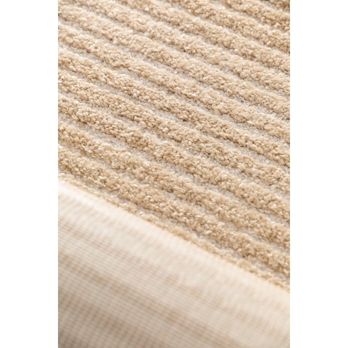 Tapis à relief doux et élégant VAUBAN beige sable, AFK LIVING
