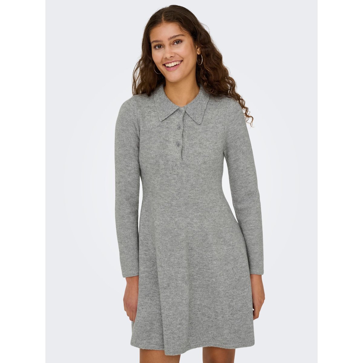 Robe En Maille grise - light grey melange, JDY