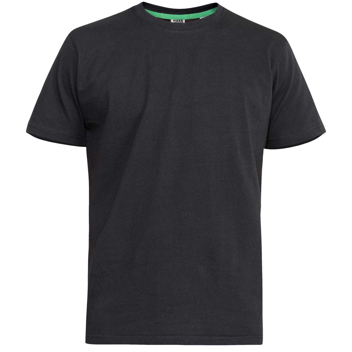 Lot de 2 t-shirts unis grande taille FENTON noir / blanc, DUKE