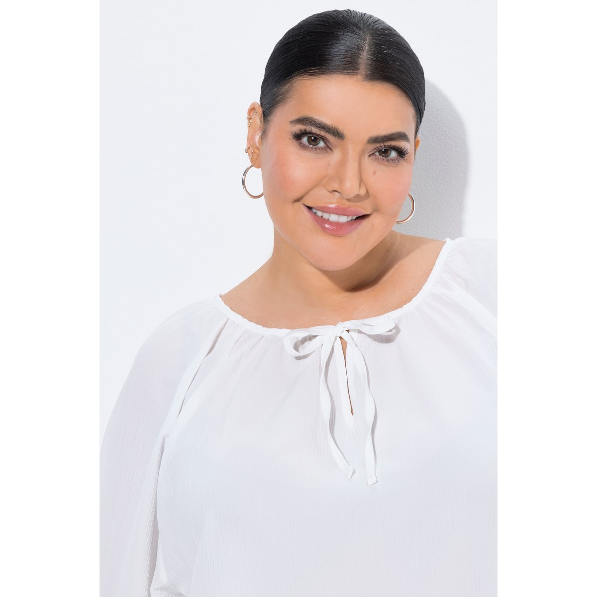 Blouse blanc cassé, ULLA POPKEN