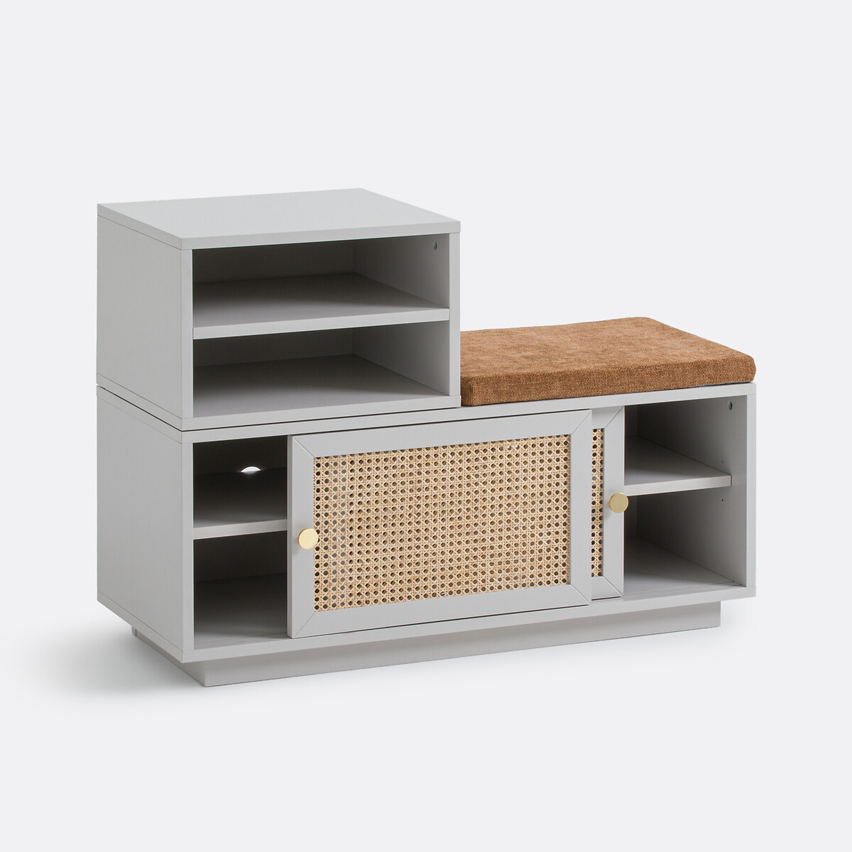 Banc d’entrée, Paola gris/naturel, LA REDOUTE INTERIEURS