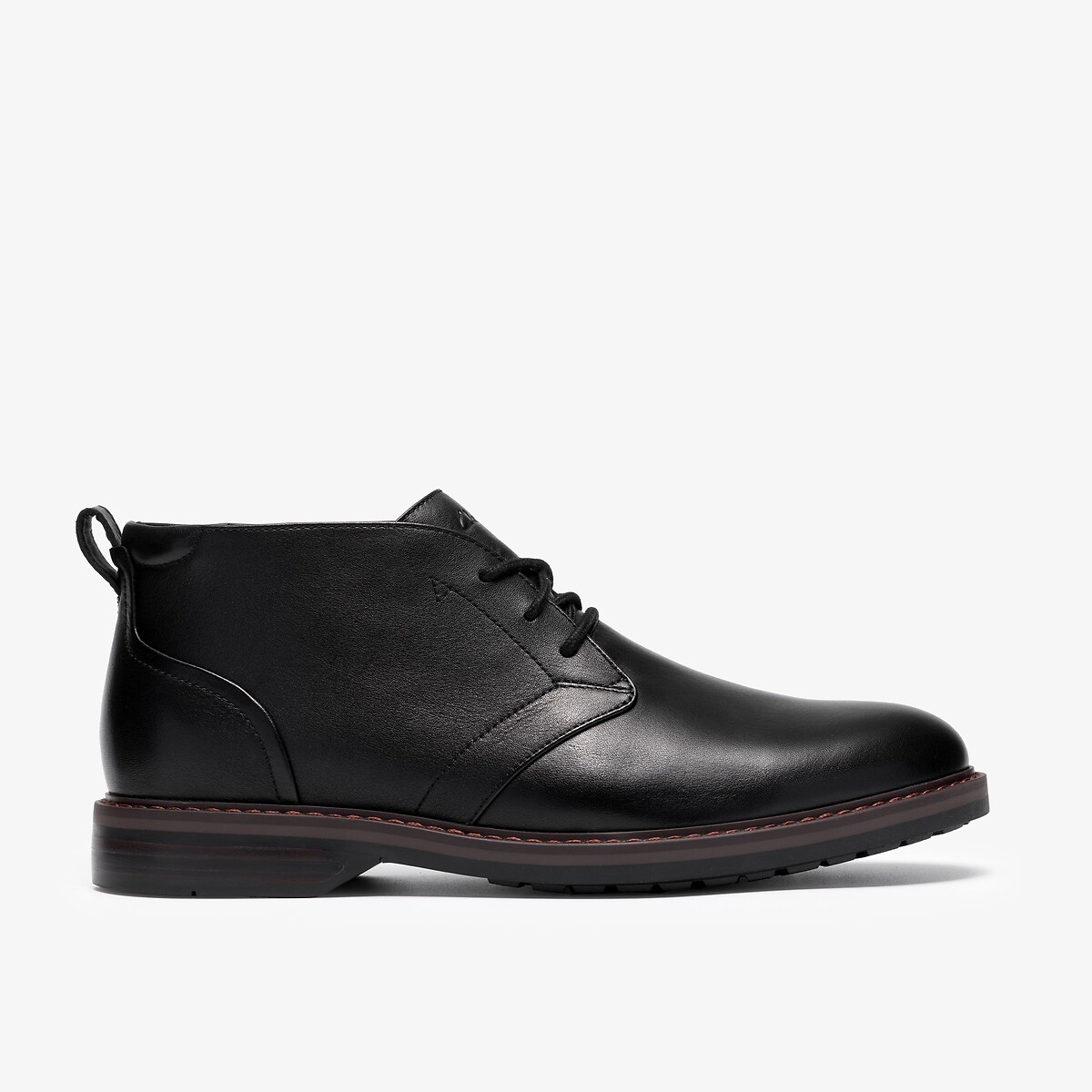 Boots mid en cuir, à lacets, ALDWIN2 CHUKKA noir, CLARKS