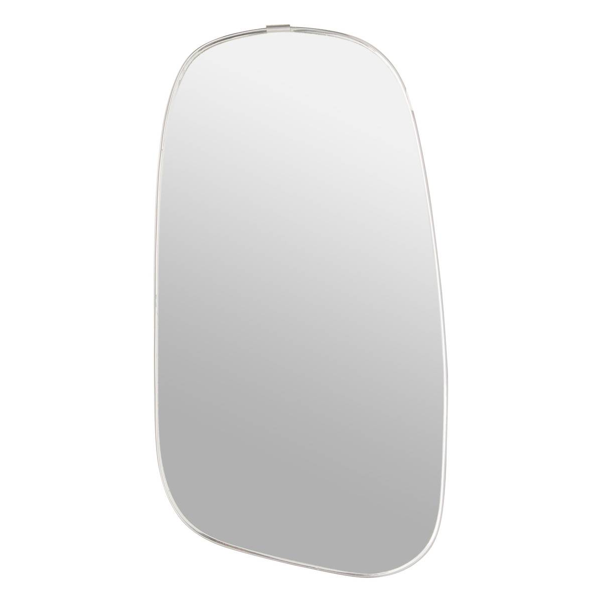 Lot de 4 miroirs muraux formes organiques ROMAN argent, ATMOSPHERA