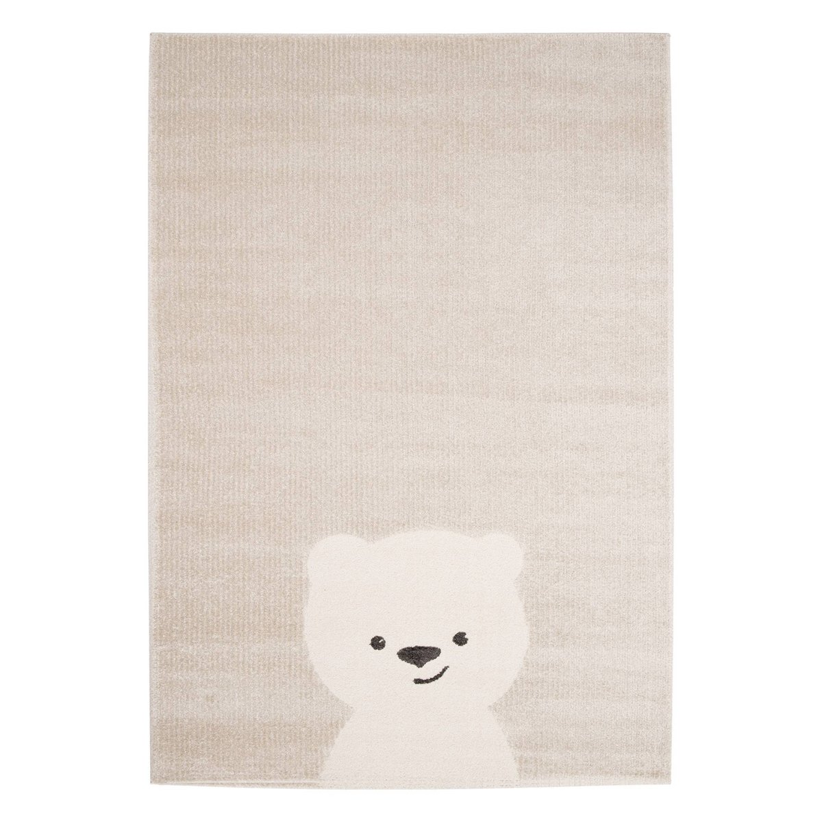 Tapis intérieur enfant beige crème petit ourson ELLIOT beige, SWEEEK