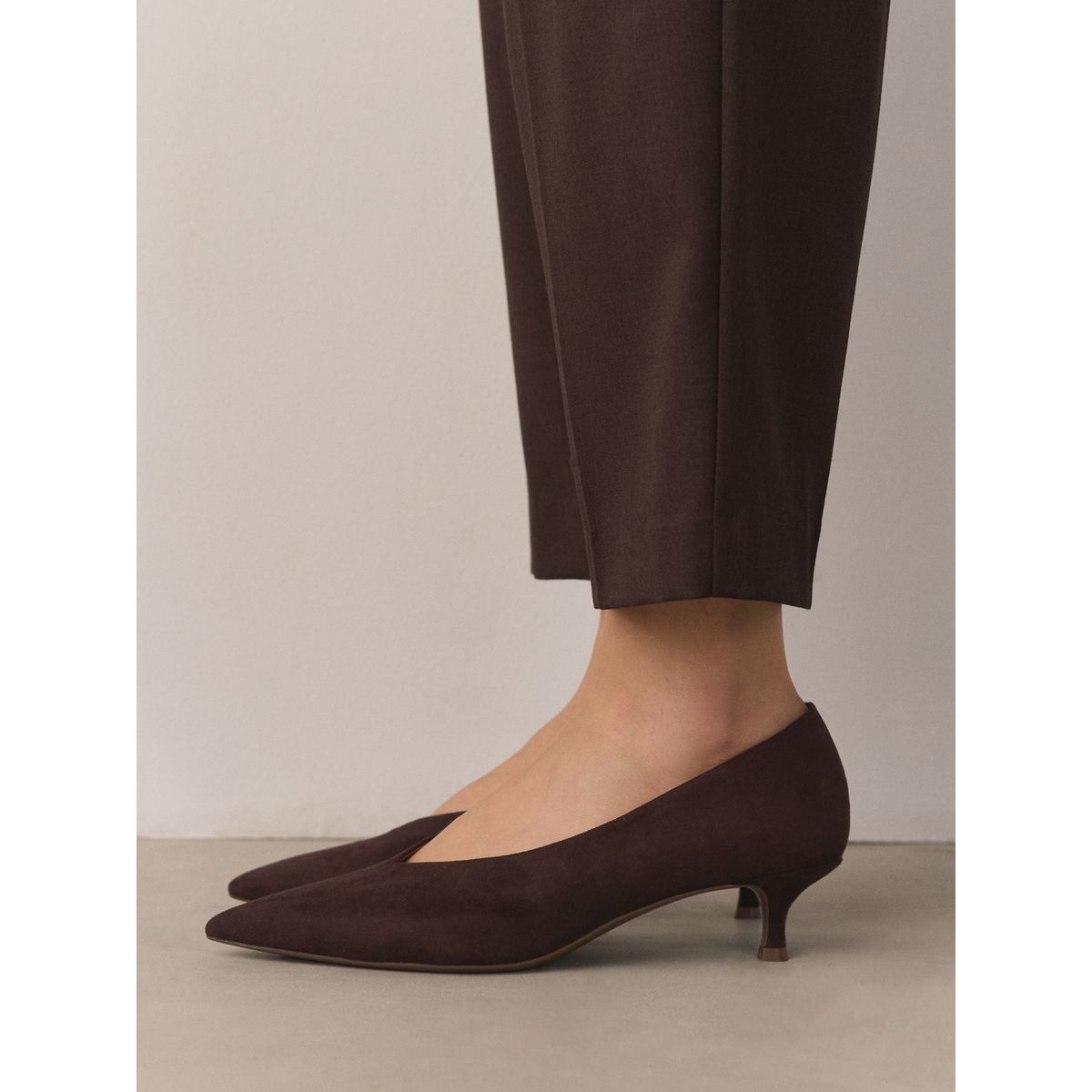 Chaussures forever comfort® à talon kitten marron chocolat, NEXT