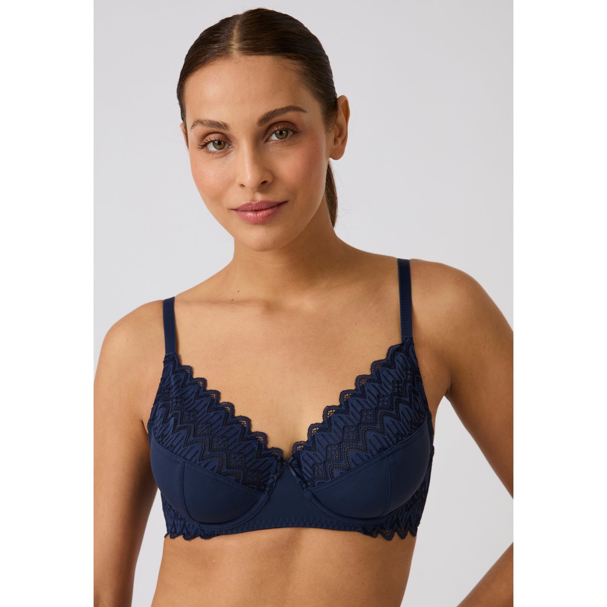 Soutien-gorge à armatures LENA bleu marine, DAMART