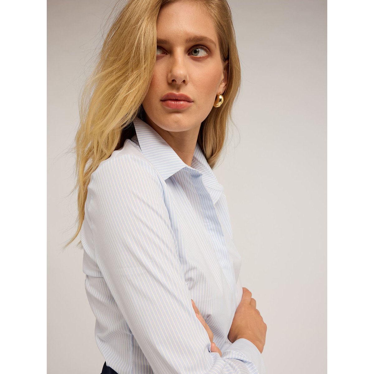 Chemise en popeline blanc, MOTIVI