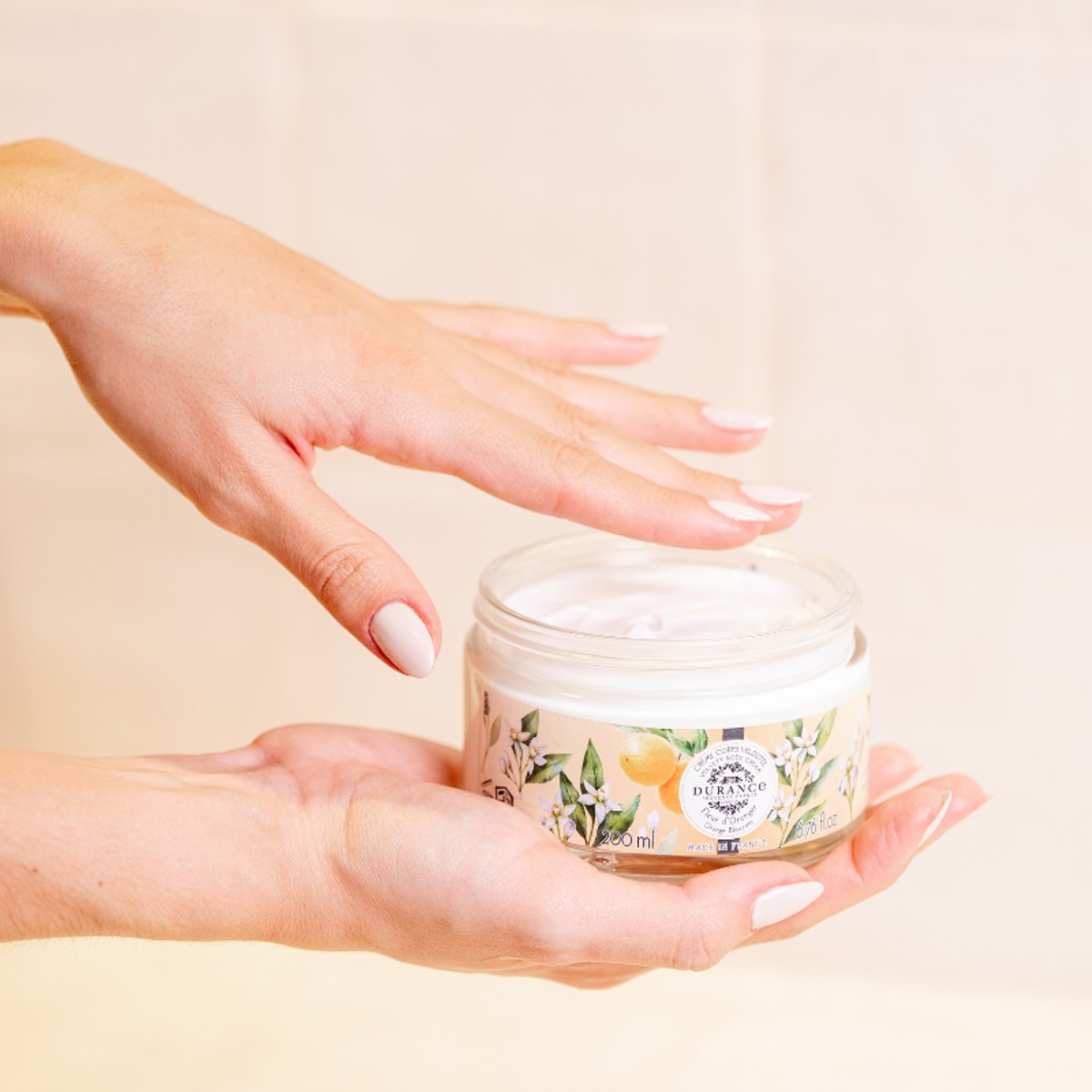 Crème corps veloutée FLEUR D'ORANGER couleur unique, DURANCE