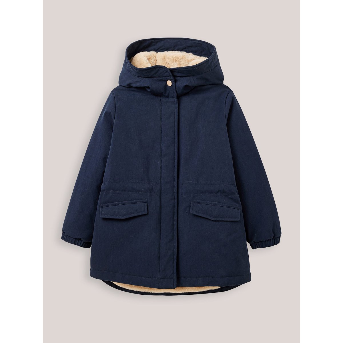 Parka Junior doublée imitation fourrure marine, CYRILLUS
