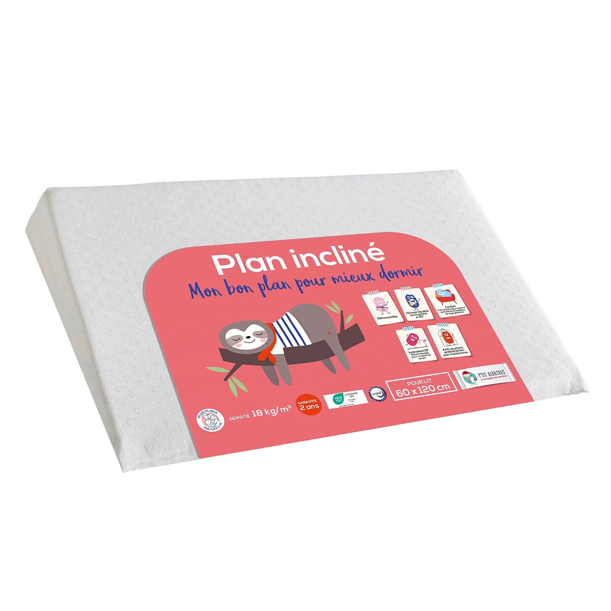 Plan incliné pour lit bébé blanc, P'TIT ALBATROS