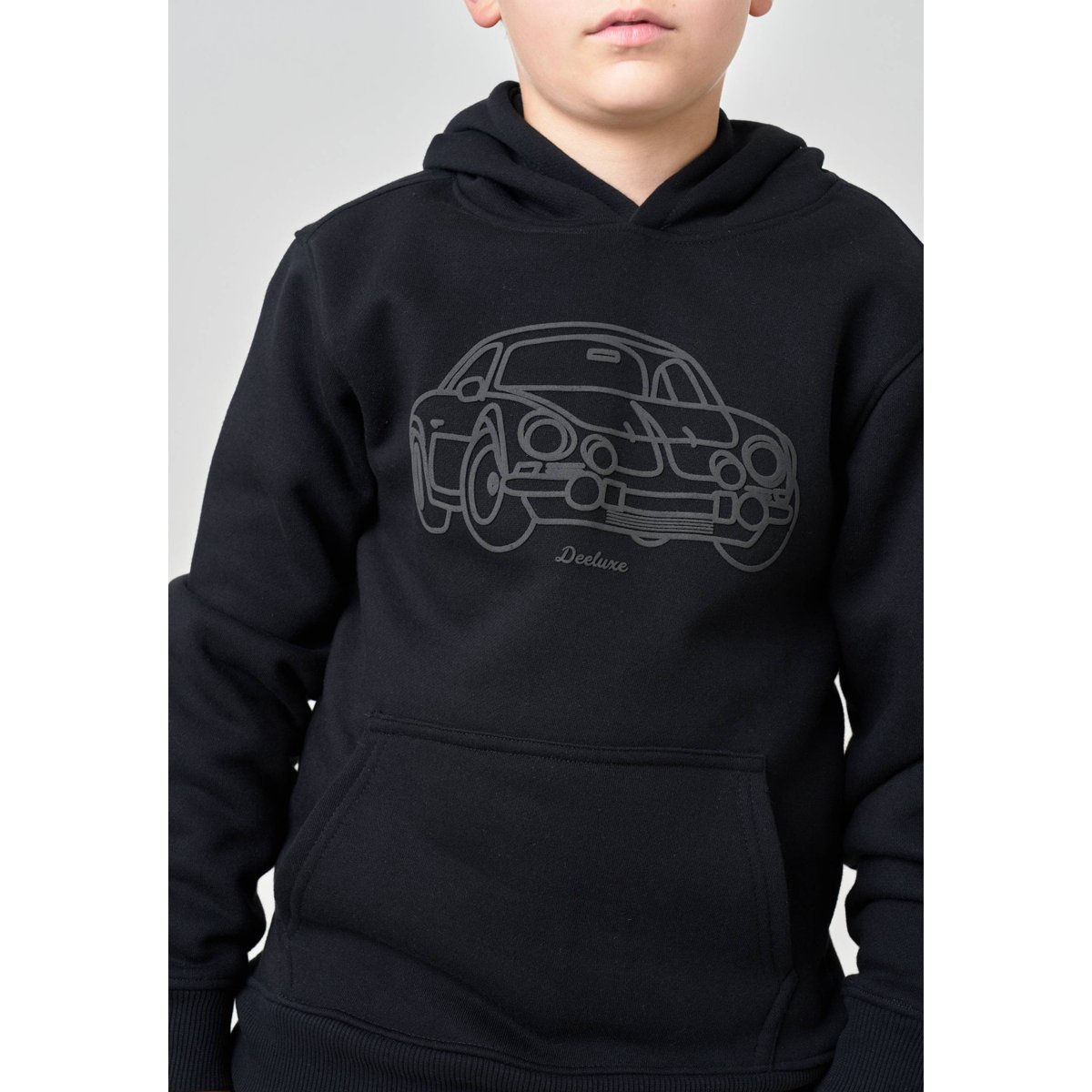 Sweat garçon avec imprimé graphique voiture HAWTHORN noir, DEELUXE