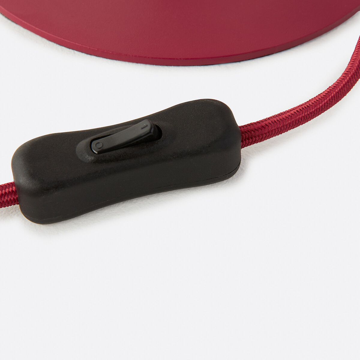 Lamp van gekleurd ijzer, Kinoko bordeaux , LA REDOUTE INTERIEURS