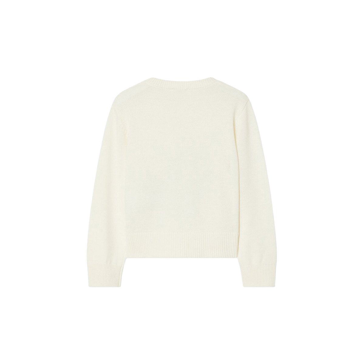 Maille en laine jacquard blanc, LIU JO