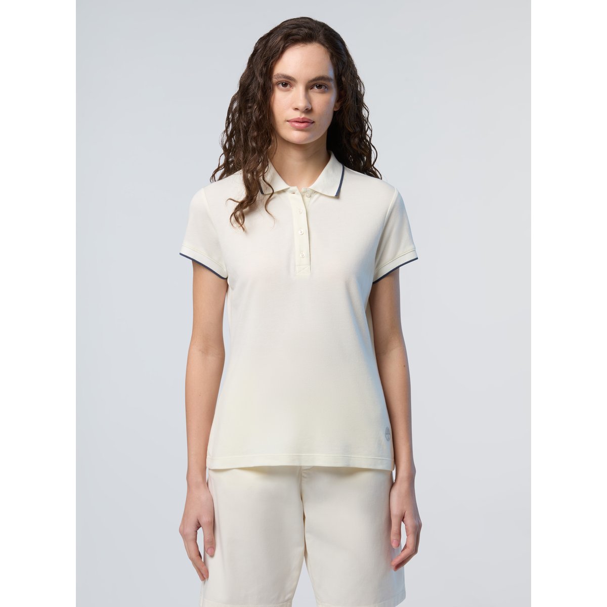 Polo en jersey modal guimauve, NORTH SAILS
