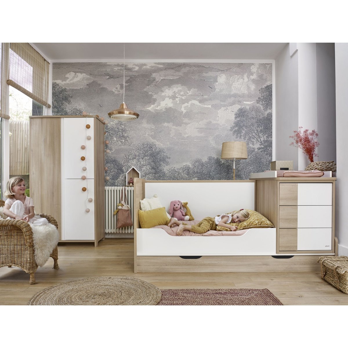 Armoire  3 portes SACHA beige, GALIPETTE