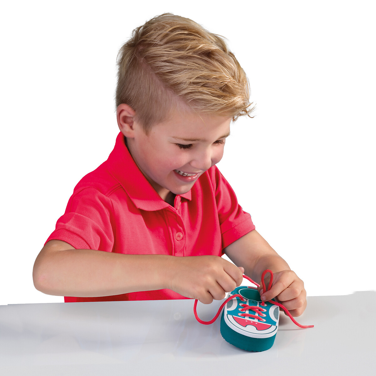 Brinquedo "Aprendo a atar os atacadores dos tenis", SES multicolor, SES