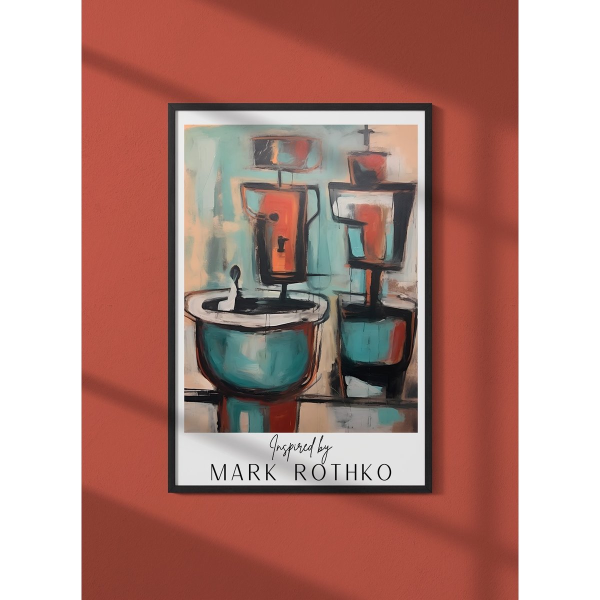 Affiche Mark Rothko n°10 blanc, L'AFFICHERIE
