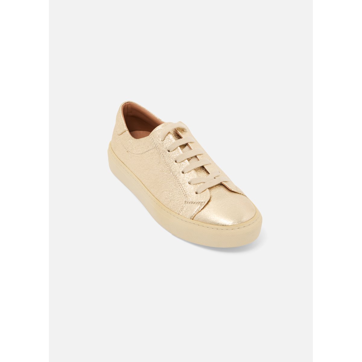 Basket en cuir SUZETTE or, MELLOW YELLOW