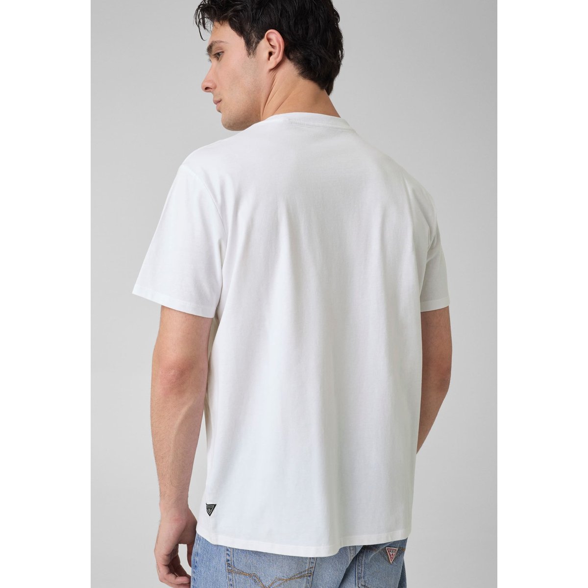 T-Shirt Imprimé blanc, GUESS