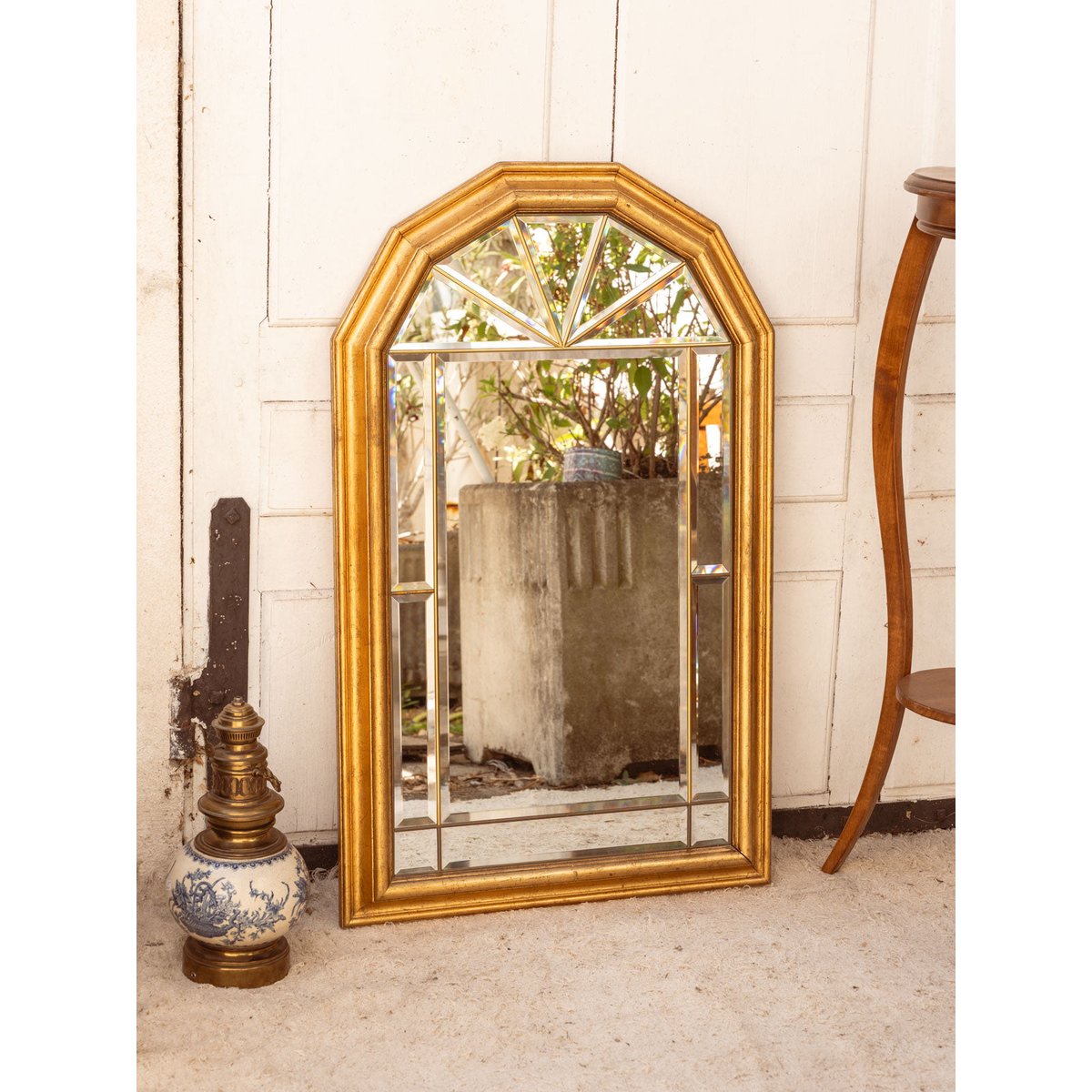 Miroir doré Georges N°1352 - Bon état doré, DEBONGOUT