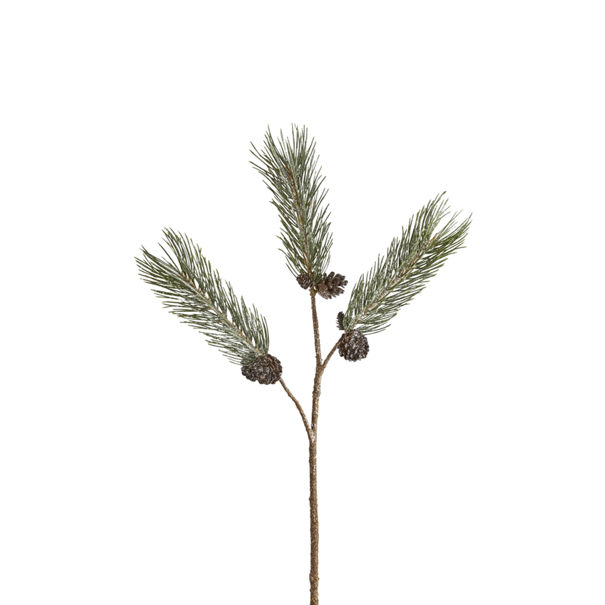 Branche de pin artificielle H74 vert, SIA DECO